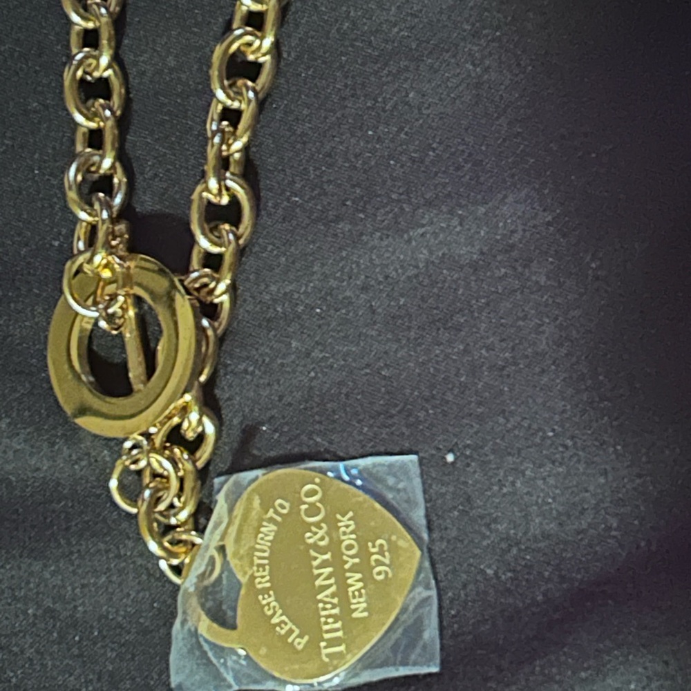 Tiffany & Co. Gold Toggle Necklace